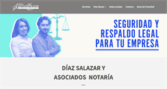 Desktop Screenshot of notario.com.mx