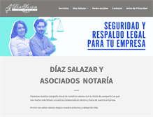 Tablet Screenshot of notario.com.mx